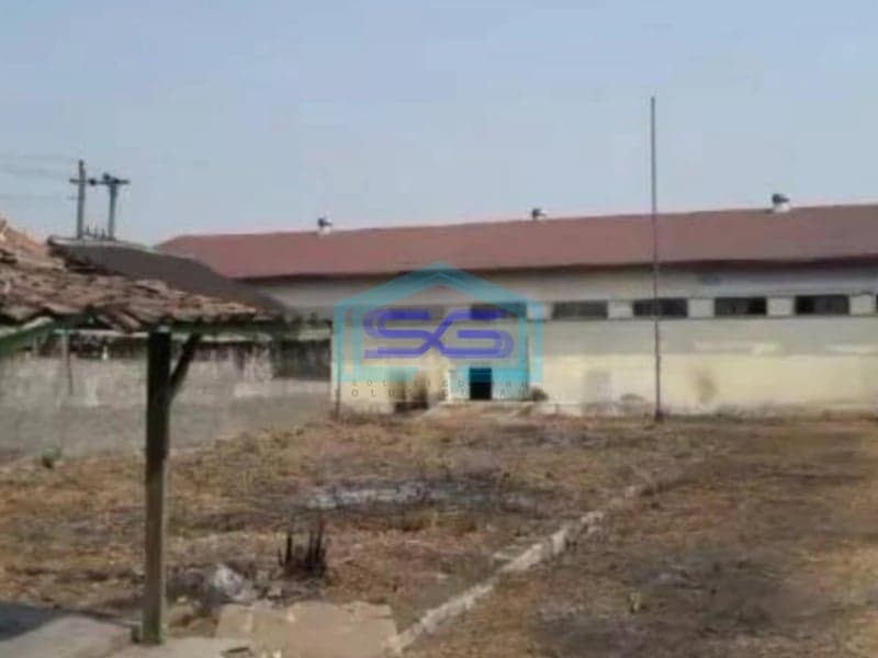 Dijual Gudang Zona Industri Dekat Exit Tol Klaten Pinggir Jalan Raya LT 6500m2