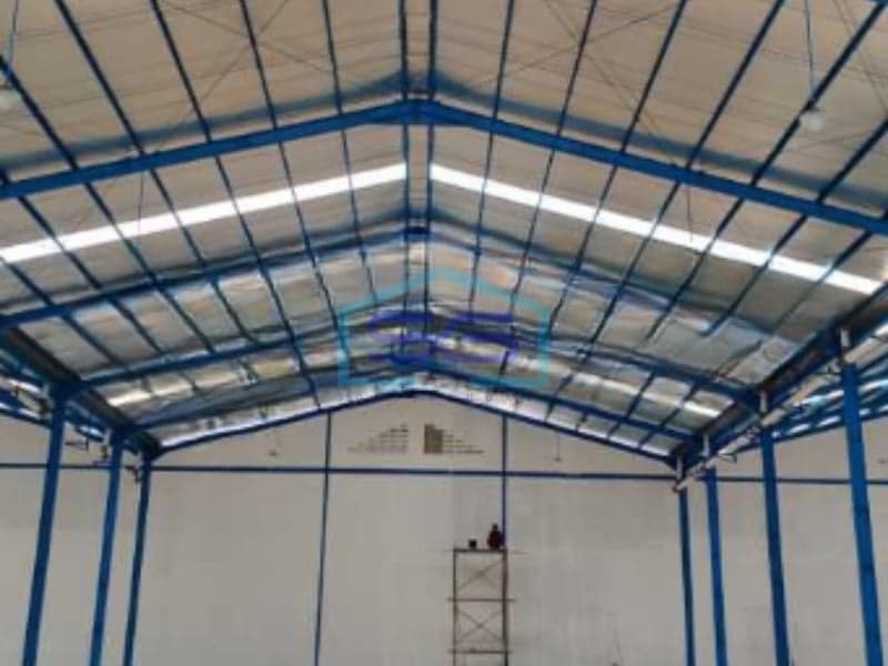 Disewakan Gudang Ada Kantor Luas Bangunan 3580 m² Lokasi di Kapuk Kamal Jakarta Barat