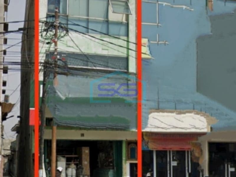 Disewakan Ruko Di Pinggir Jl. Raya Serpong Tangerang 3 Lantai LB 270m2