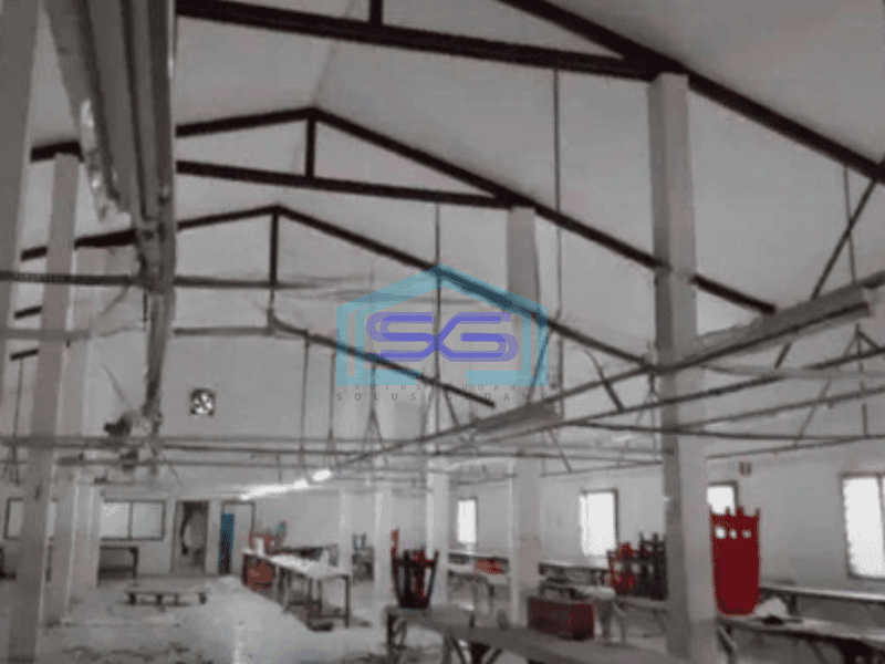 Dijual Gudang Ex Pabrik Luas Bangunan 1000 m² Lokasi Strategis di Bojong Sari Depok
