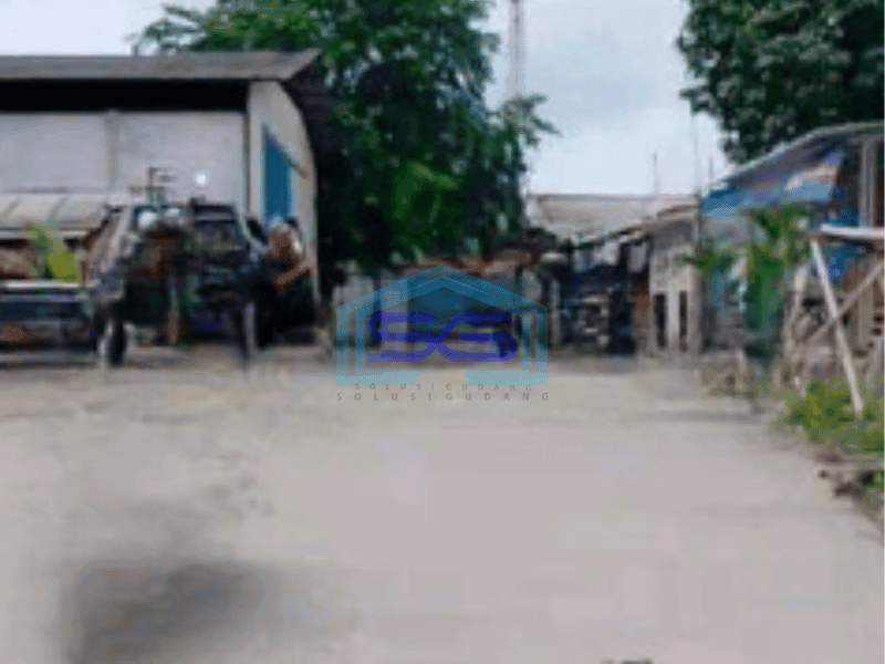 Dijual Gudang Akses Container 20 Feet di Bitung Tangerang Luas Bangunan 800 m²