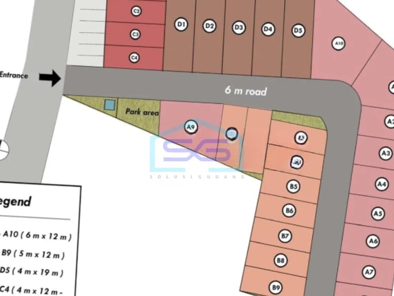 Dijual Tanah Kavling di Jalan Asem Sari Mustika Jaya, Bekasi Luas Tanah 3.033 m2