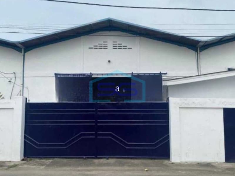 Disewakan Gudang Akses Kontainer Bebas Banjir di Sentra Benda, Tangerang LB 855 m²