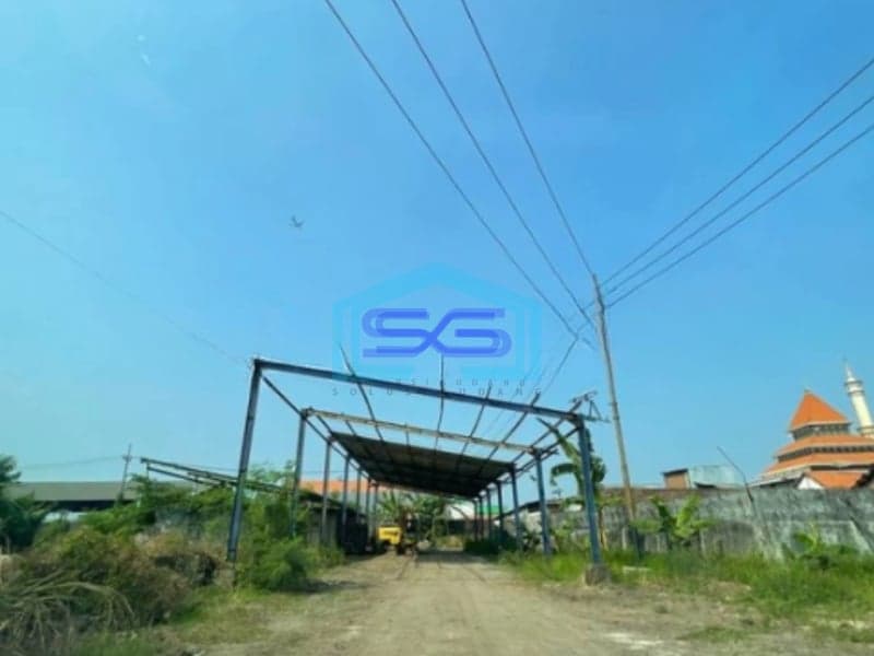 Dijual Tanah + Gudang Raya Gilang Taman Sidoarjo Jawa Timur Luas Tanah 33000m2