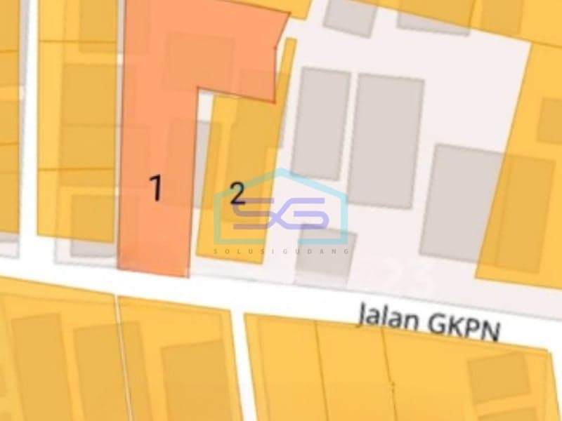 加 Jatinangor Sumedang 路边地块出售 土地面积 711 平方米