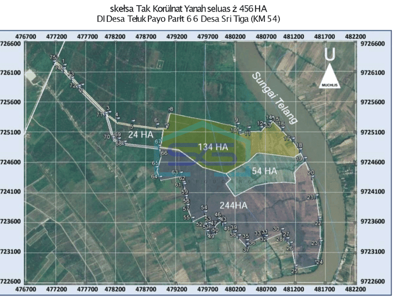 Dijual Tanah Lahan Strategis Luas 500 Ha Banyuasin, Sumatera Selatan