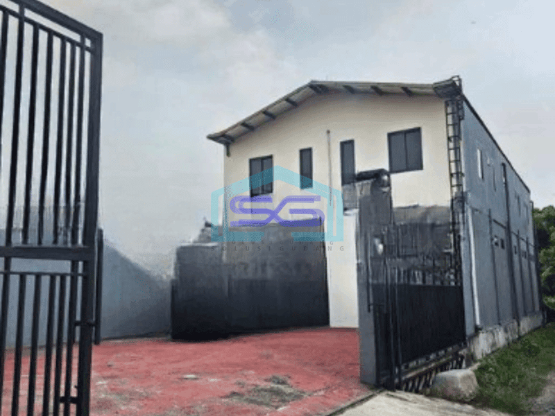 Dijual Gudang Luas Bangunan  400 m² di Dekat Pintu Tol Cibatu Cikarang Bekasi