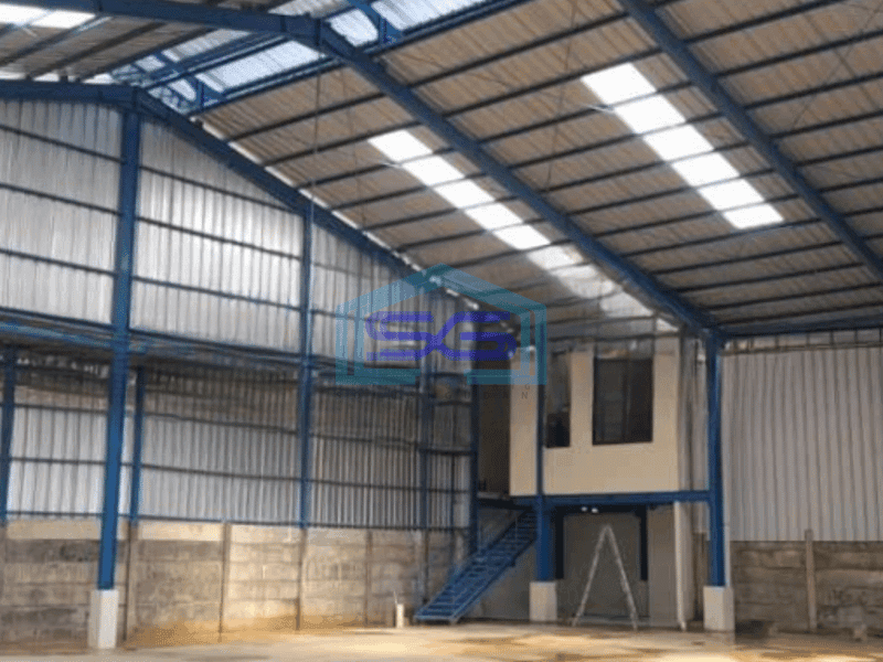 Disewakan Gudang Luas Bangunan  720 m² Akses Container 40 Feet di Legok Tangerang