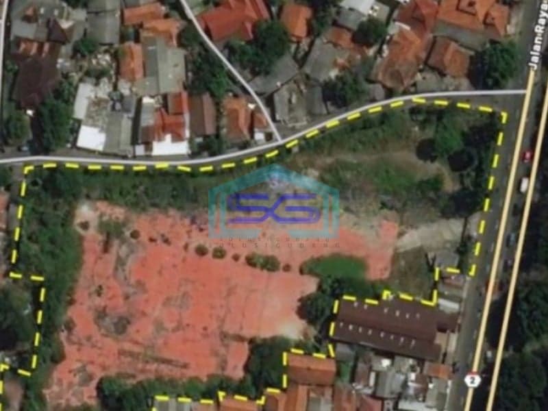 Dijual Cepat Tanah Kavling Komersil Pinggir Jalan Raya Bogor Cibinong LT 11881m²
