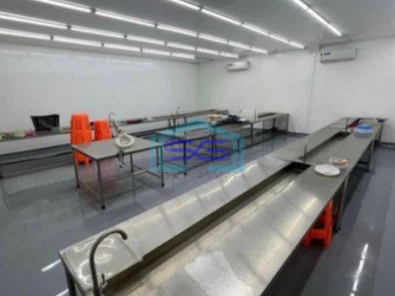 Dijual Gudang Kosambi Gudang Dadap Tangerang Full Epoxy Gudang Bagus Luas bangunan 1020m2