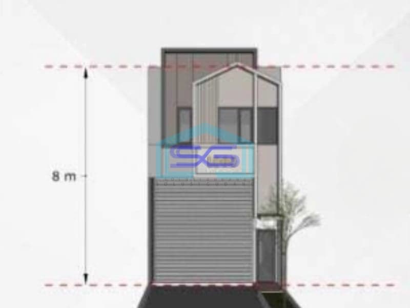 Dijual Gudang Taman Tekno X BSD Tangerang Luas Tanah 120m2