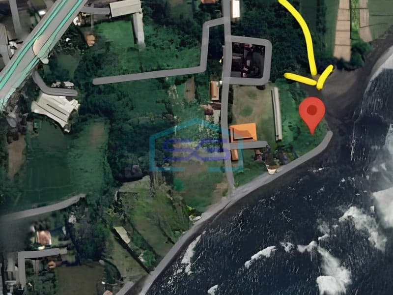 Dijual Tanah Posisi Hook di Pantai Ketewel Gianyar Bali Luas Tanah 2000 m²