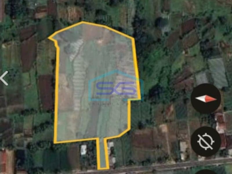 Dijual Tanah Luas 1 Ha di Jalan Cangkringan Widodomartani Cangkringan Sleman, Yogyakarta