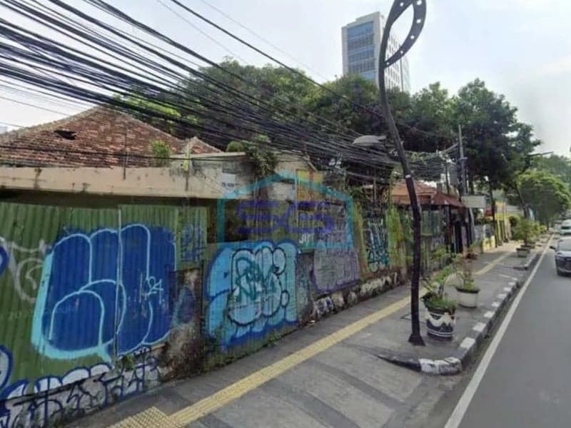 Dijual Tanah Menteng Jakarta Pusat di Pinggir Jl Jaksa Murah Lt 529m2