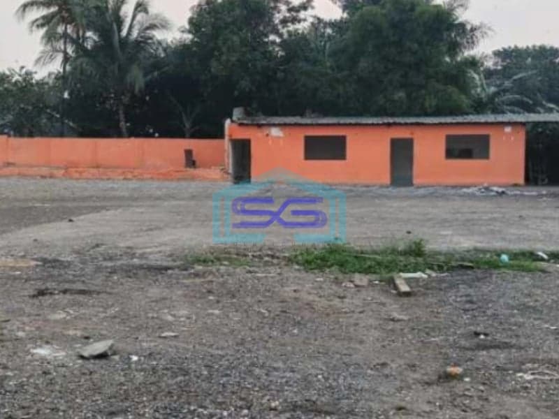 Disewakan Tanah + Bangunan Gudang Lokasi di Jln Pengasinan Raya Bekasi LT 14000m2