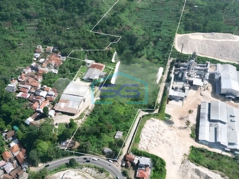 Disewakan Tanah Kav di Mainroad Ciburuy Padalarang Bandung Barat Luas Tanah 380000m2