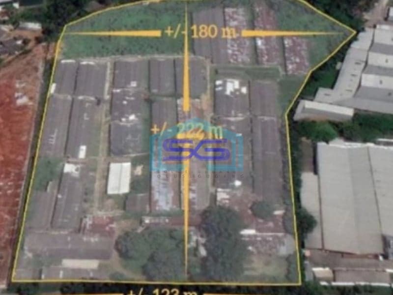 Dijual Tanah Lahan Industri Strategis LT 3,2 Ha Di Gunung Sindur Bogor