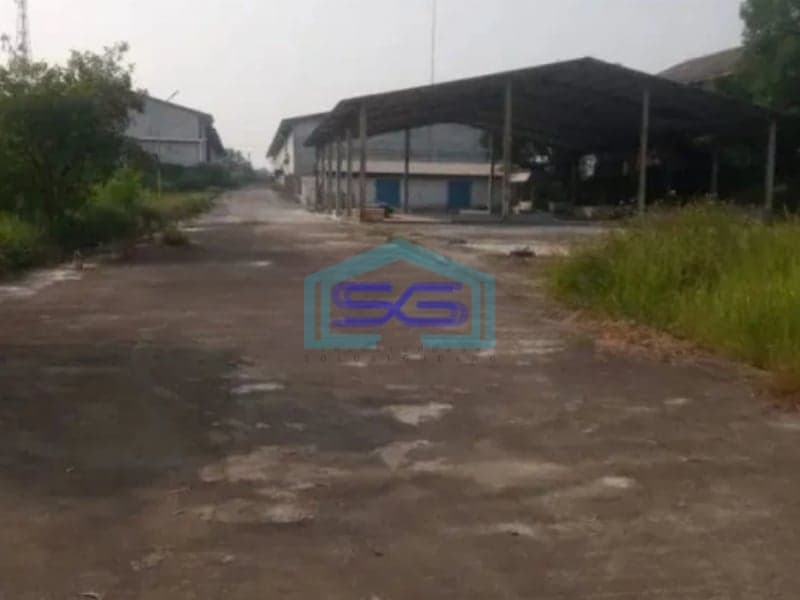 Dijual Tanah Dan Bangunan Gudang Di Jalan Raya Cikande Rangkas Bitung Banten LT 29207m2