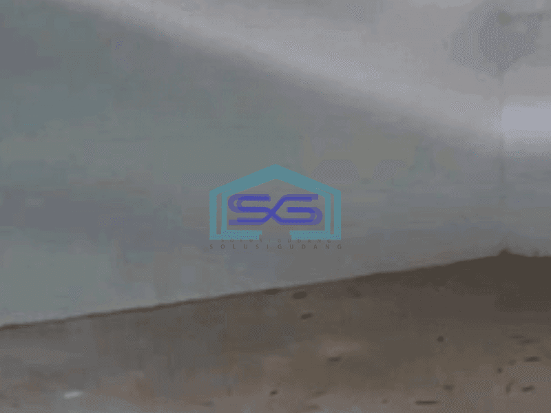 Dijual Gudang Akses Container 20 Feet di Bitung Tangerang Luas Bangunan 800 m²