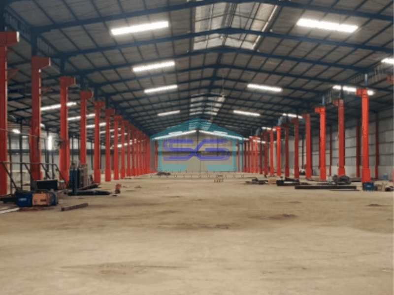 Disewakan Gudang Luas Bangunan 1,1 Ha Bebas Banjir di Legok Tangerang Akses Container 40 Feet
