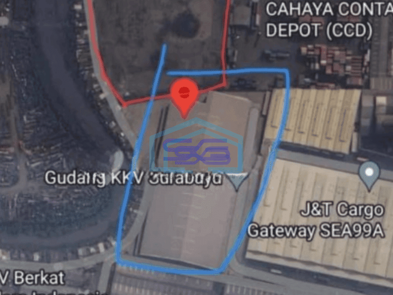 Dijual Tanah Kalianak Dekat Osowilangon dan Margomulyo Luas Tanah 18246 m²