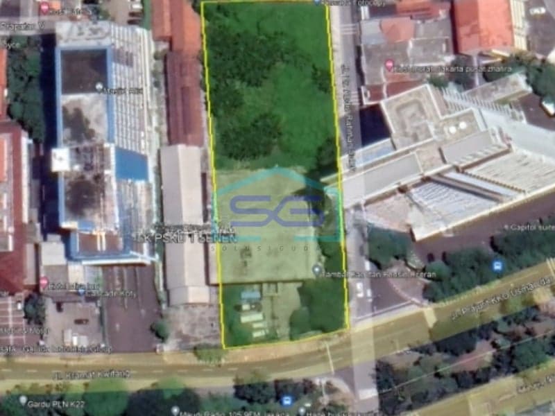 Dijual Tanah Kavling Premium di Senen Jakarta Pusat LT 4500m2 Posisi Hoek