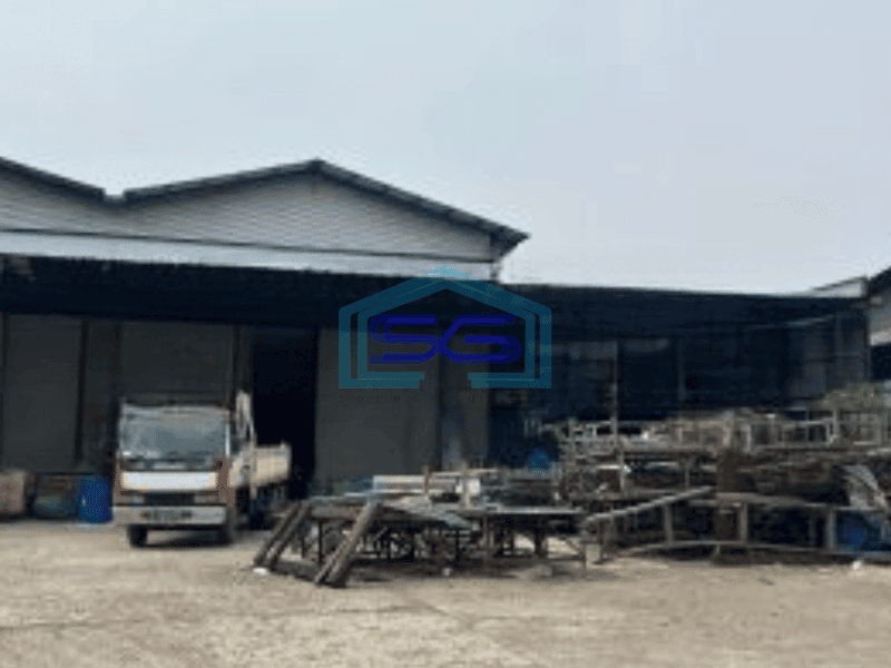 Dijual Cepat Gudang Luas Bangunan 9606 m² Ada Kantor di Jurumudi Tangerang