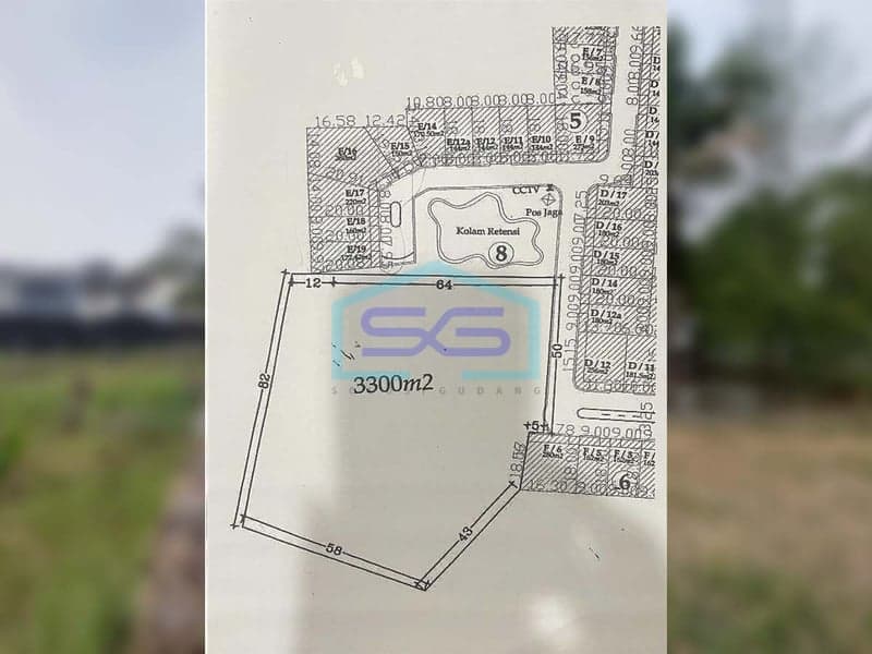 For Sale Land Plot Ready to Build Palembang City, South Sumatra Land Area: 1.036 sqm