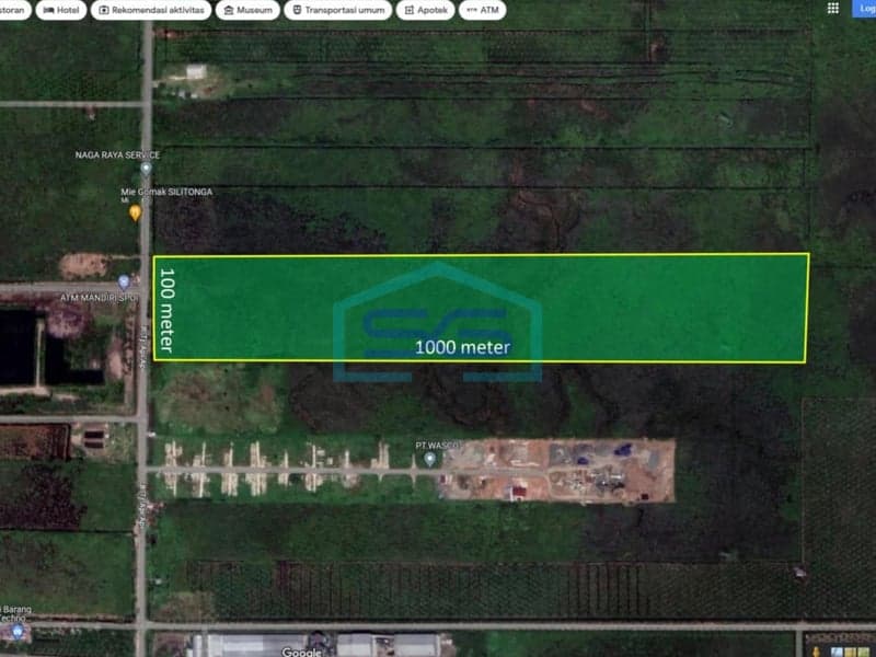 Dijual Tanah Murah di Banyuasin, Sumatera Selatan LT 10 hektar