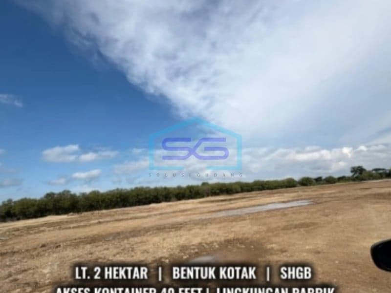 Industrial Land for Sale, West Semarang, Central Java, 2 Hectares