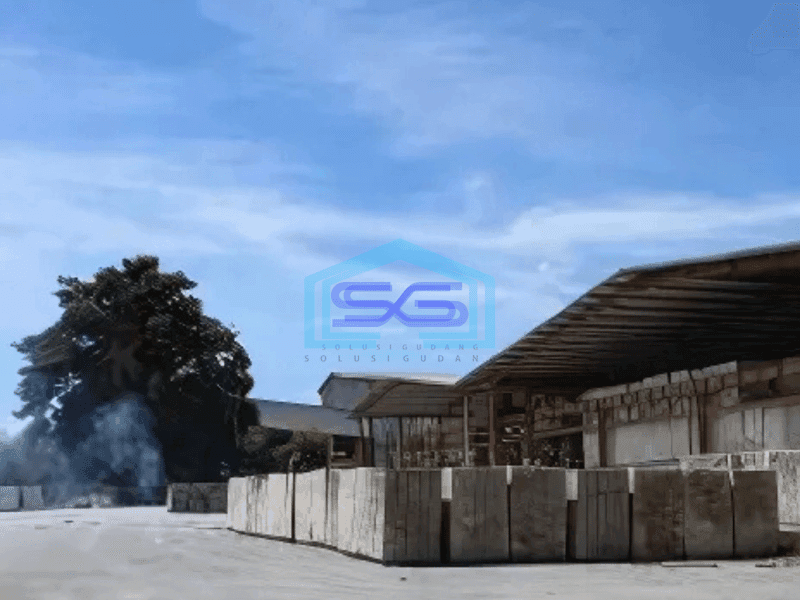 Dijual Gudang ex Pabrik Hebel di Balaraja Barat Tangerang