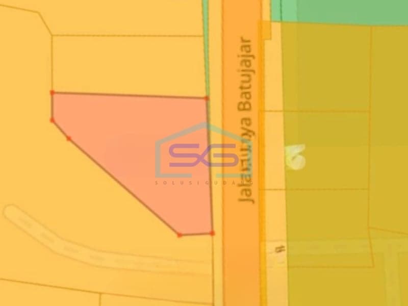 Dijual Tanah Kav Batujajar Bandung Barat Luas 574m2 Strategis Pinggir Jalan