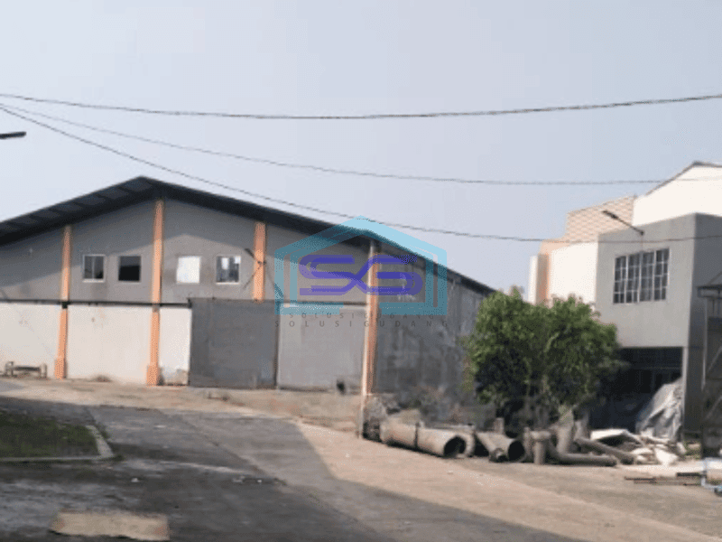 Disewakan Gudang Luas Bangunan 486 m² Akses Container 40 Feet di Tigaraksa Tangerang