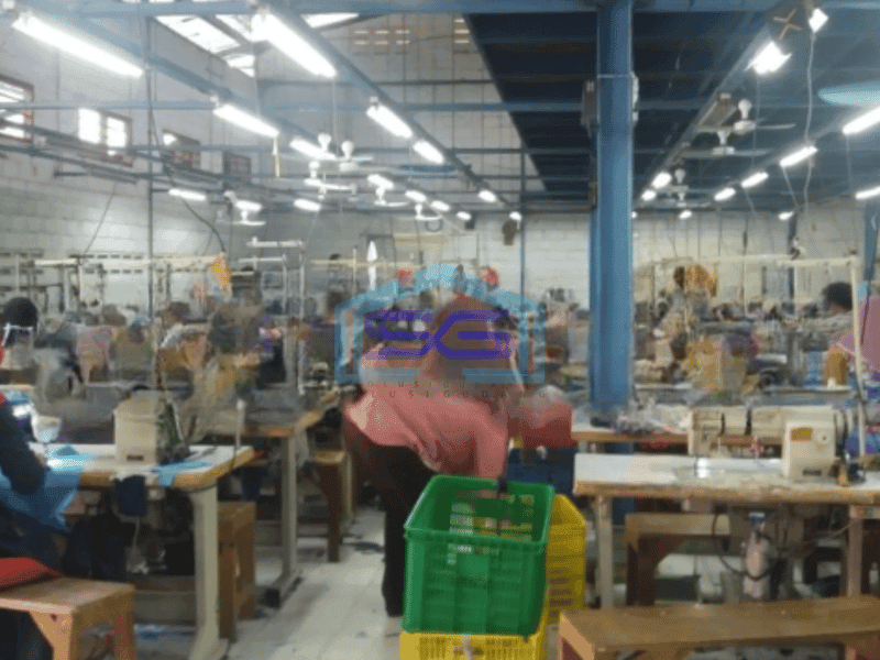 Dijual Murah Gudang Luas Bangunan  1200 m² di Periuk Tangerang