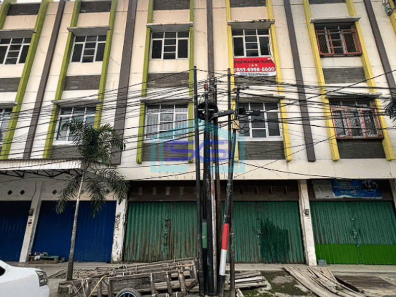 Disewakan Ruko Jalan Mayjen H.M Ryacudu Ampera Pasar 10 Ulu Palembang LB 168m2