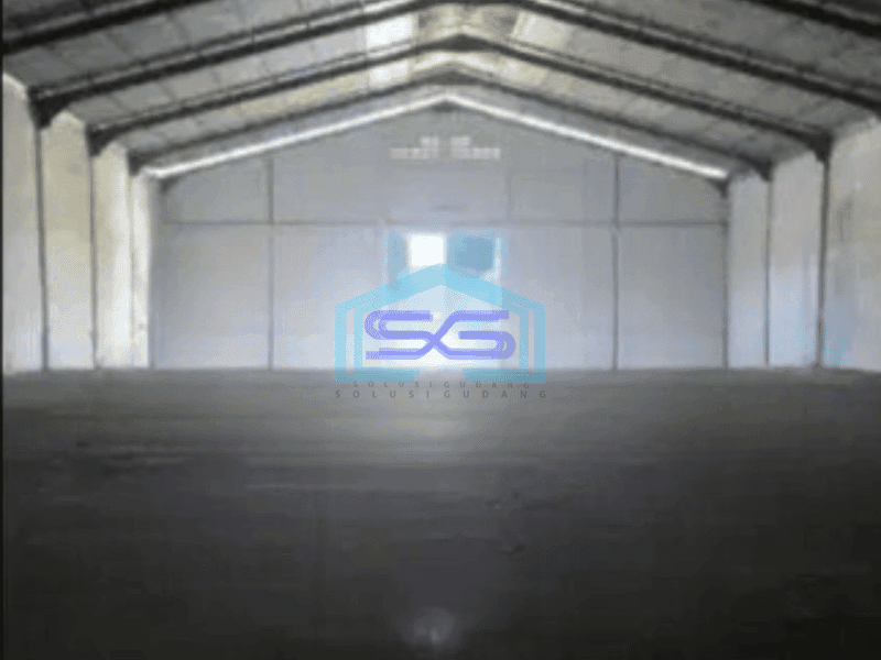 Dijual Cepat Gudang Siap Pakai Luas Bangunan 1518 m² di Kosambi Tangerang