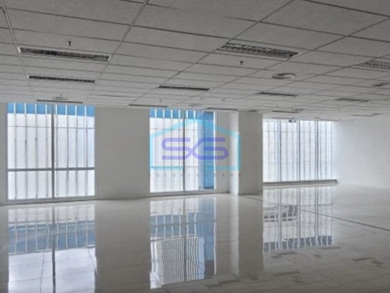 Semi Furnished Office for Rent Near Airport in Pluit, North Jakarta 150 sqm Built-up Area