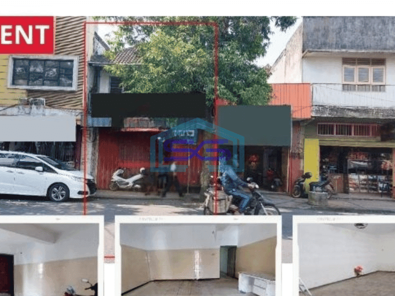 Disewakan Ruko Bangunan 2 Lantai di Malang LB 225m2
