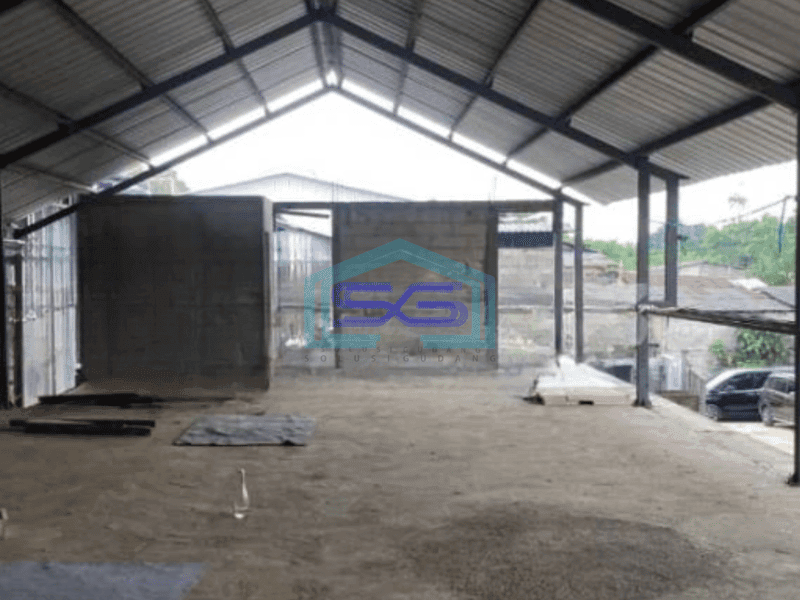 Disewakan Gudang Luas Bangunan  720 m² Akses Container 40 Feet di Legok Tangerang