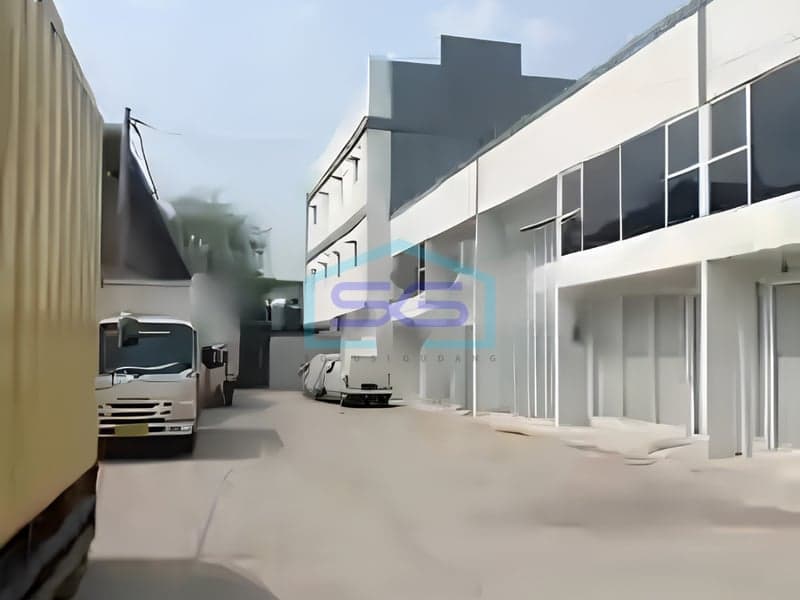Cheap Warehouse for Rent Ready to Use Jurumudi Tangerang Banten Building Area 600 sqm