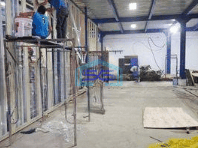 Dijual Gudang Ada Kantor Luas Bangunan  1100 m² di Dadap Tangerang