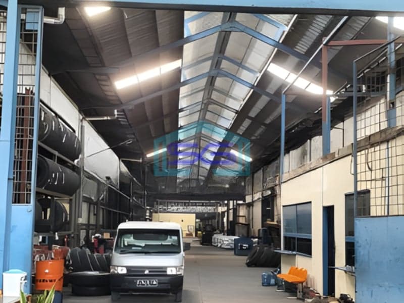 Dijual Gudang Industri Di Jurumudi Tangerang Posisi Jln Besar/Utama LT 7768m2