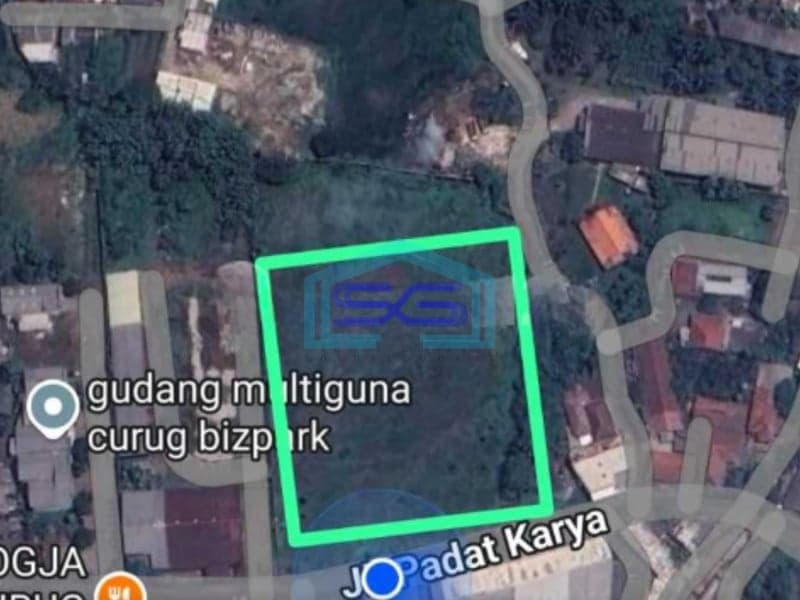 Dijual Tanah/Lahan Industri Siap Pakai Di Curug Tangerang Luas Tanah  10700 m²