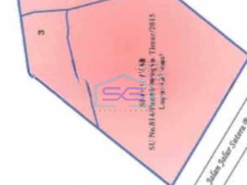Dijual Tanah Bebas Banjir Lokasi Tangerang Banten Luas 7598 m²