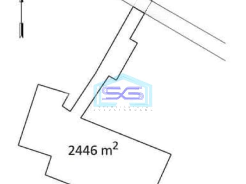 Dijual Tanah Area Sawangan Depok Luas 2600m2 Cocok Untuk Gudang
