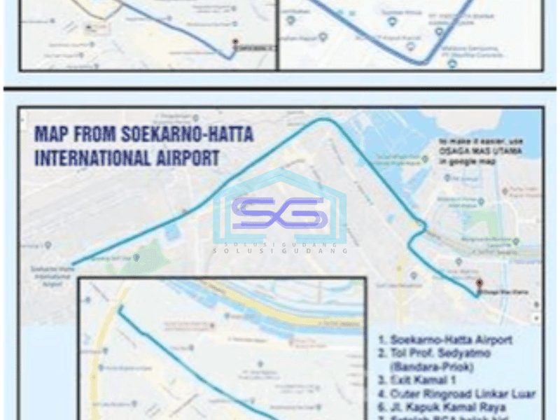Dijual cepat gudang lokasi strategis di Kamal Muara
