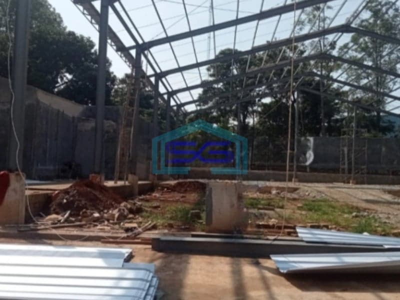 Dijual Gudang Baru Tahap Finishing Lokasi di Gunung Sindur Bogor LB 800m2