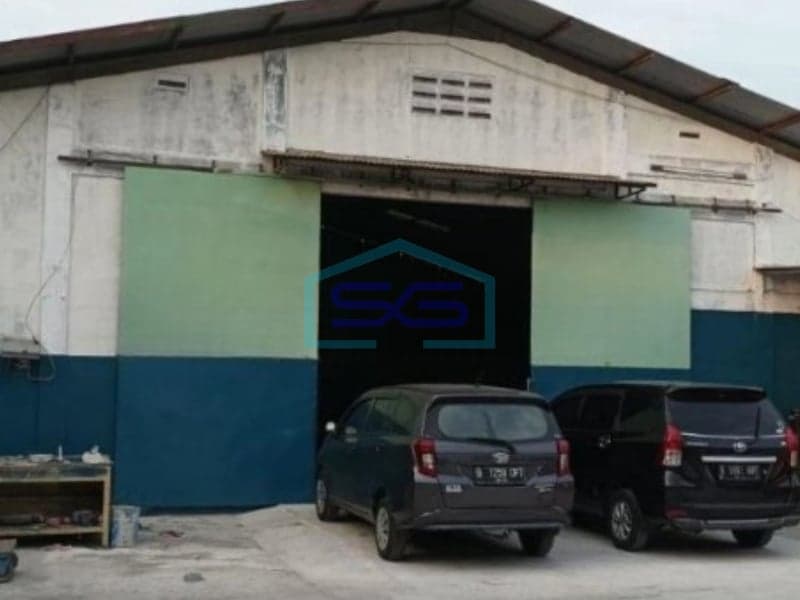 Dijual Gudang Akses Kontainer di Karang Satri Bekasi, Jawa Barat LB 1400 m²