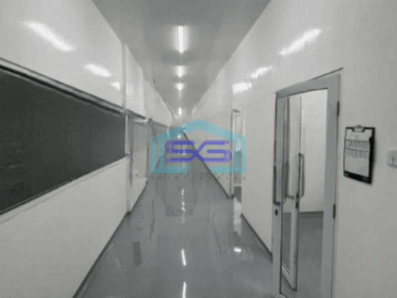 Dijual Gudang Akses Container Luas Bangunan  1100 m² di Dadap Tangerang Ada Kantor
