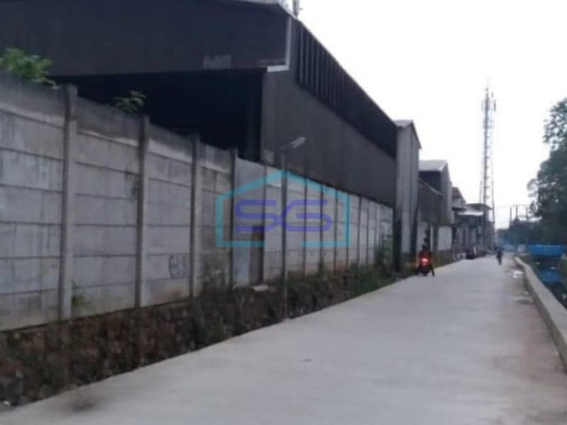 Dijual Gudang 5 Menit Ke Toll Green Lake City di Petir Tangerang Luas Tanah 2574m2